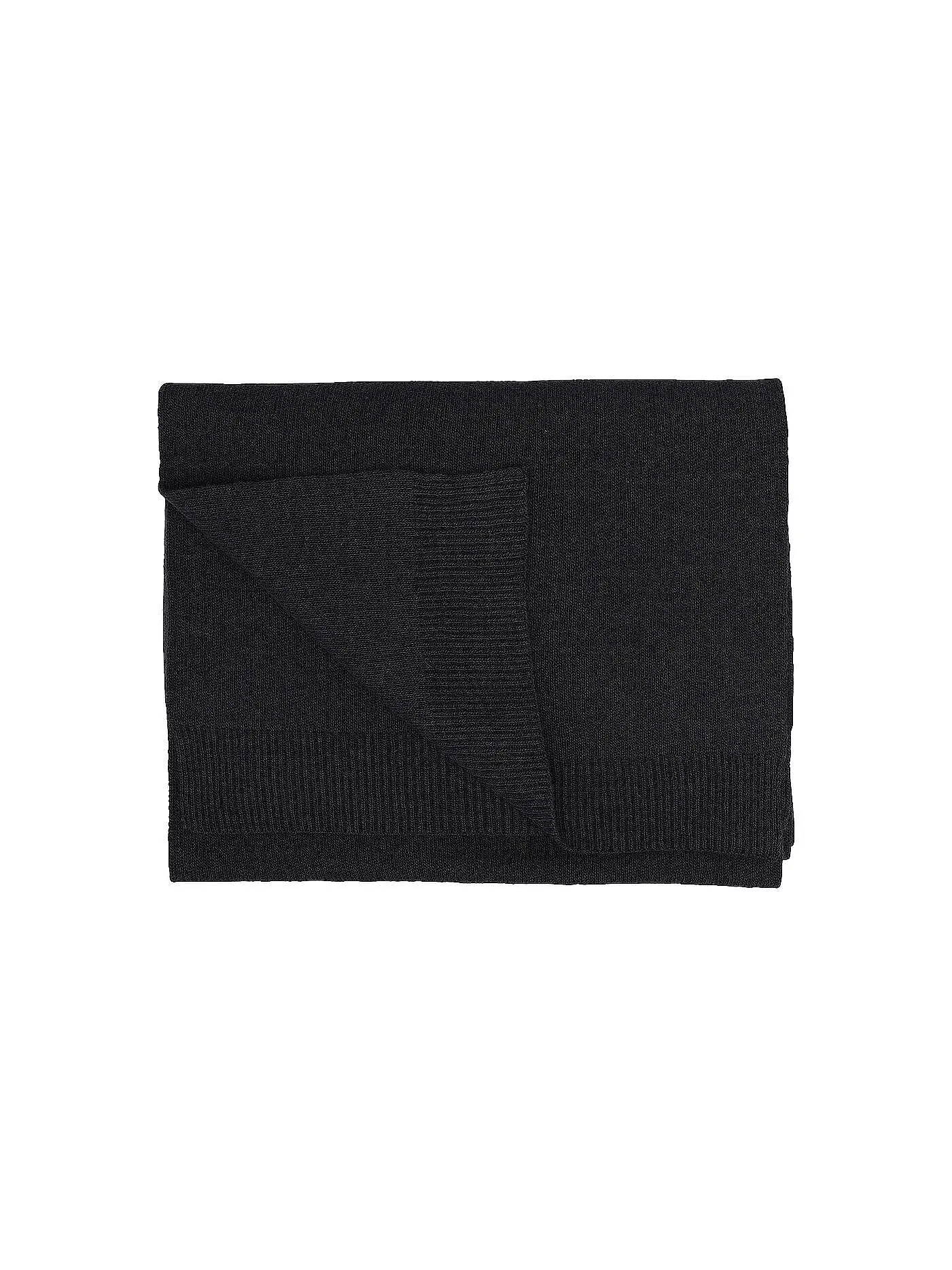 COLORFUL STANDARD | Merino Schal | schwarz